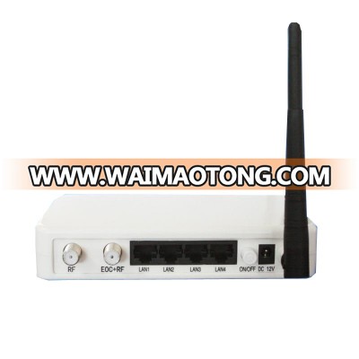 ethernet over coax device EOC Slave router with 4FE and WIFI